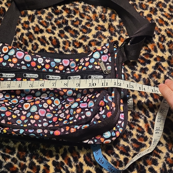 LeSportsac Colorful Heart Print Crossbody Bag - Picture 5 of 5